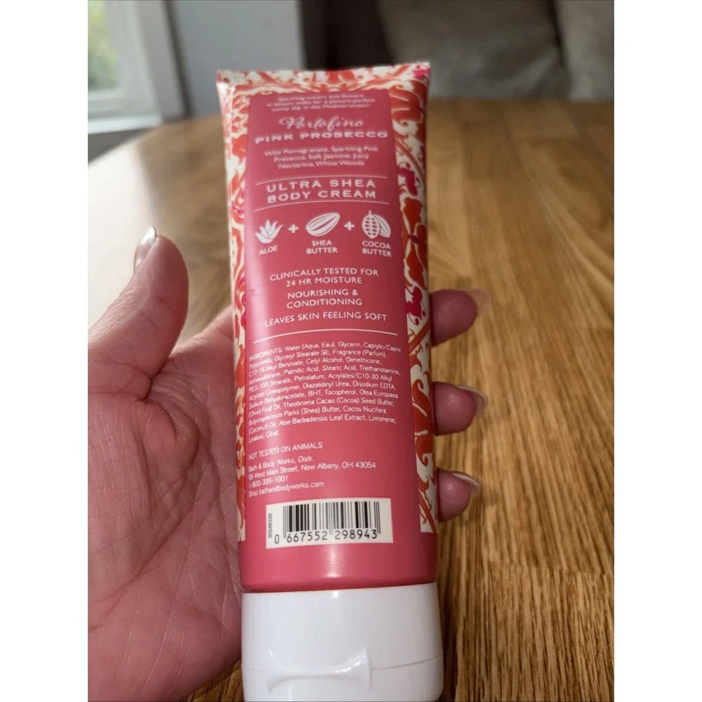 Bath & Body Works  Ultra Shea Body Cream PORTOFINO PINK PROSECCO 8 oz